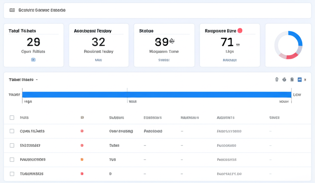 Ticketing System Dashboard